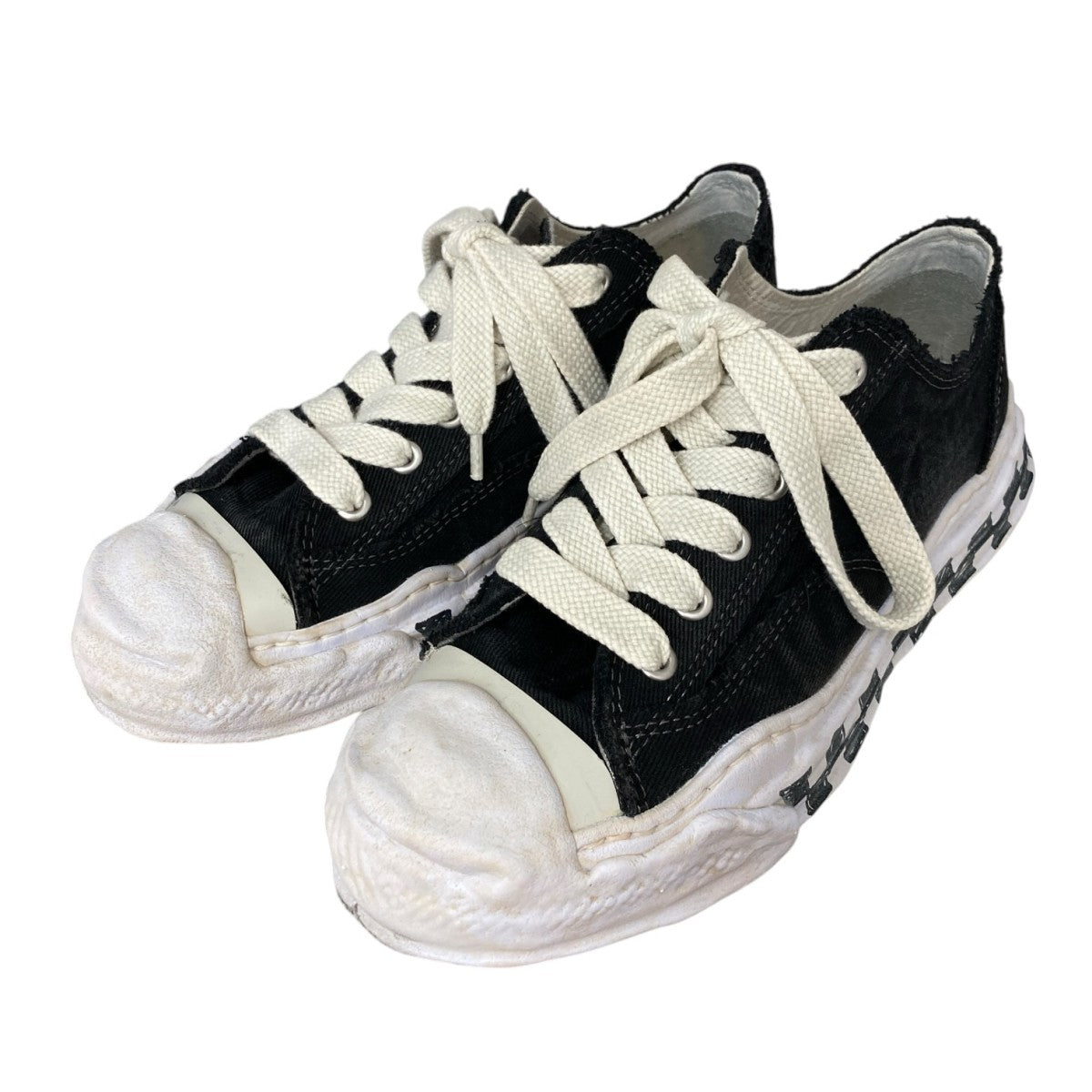 Maison MIHARA YASUHIRO HANK GRAFFITI SOLE LスニーカーA17FW734 古着・中古-1枚目のアイテム画像