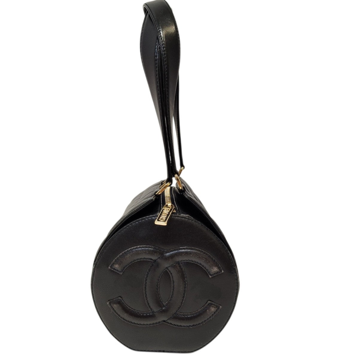 CHANEL ミニボストンチョコバーハンドバッグ 古着・中古-3枚目のアイテム画像