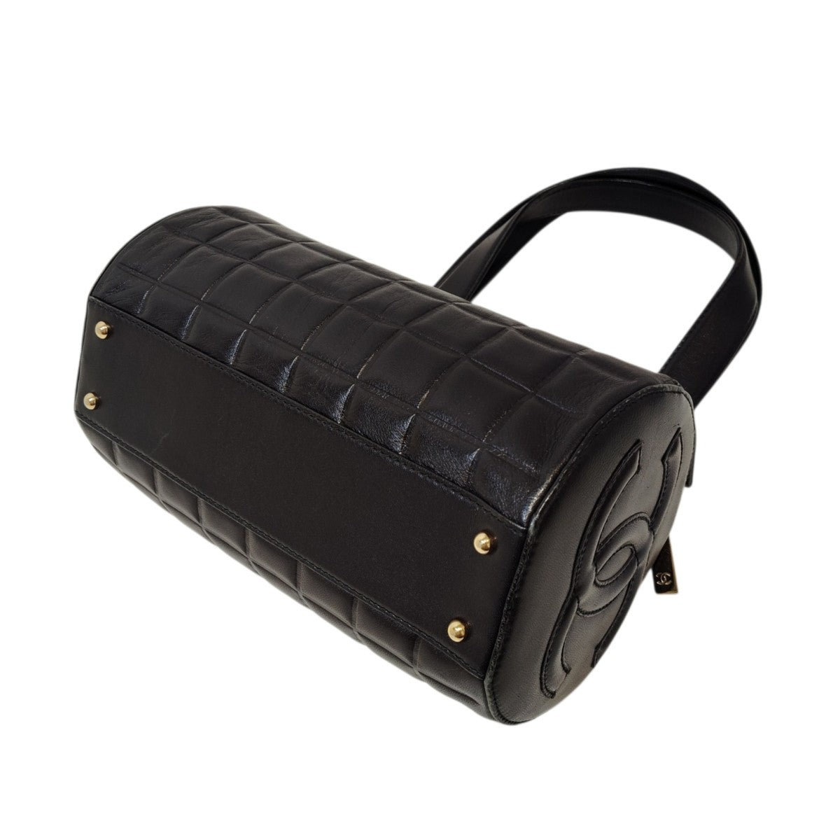 CHANEL ミニボストンチョコバーハンドバッグ 古着・中古-4枚目のアイテム画像