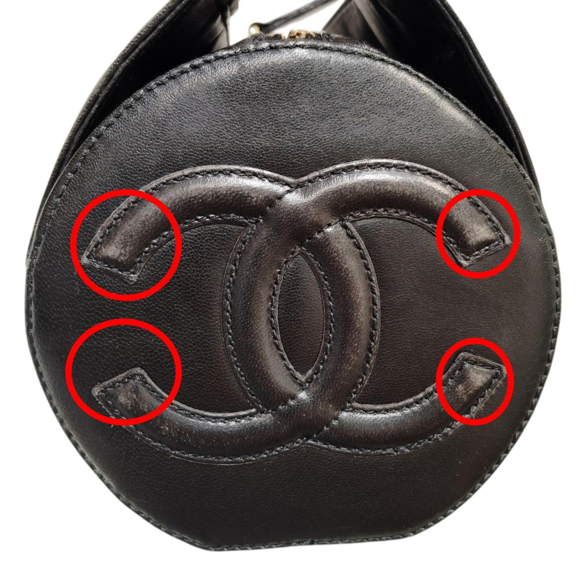 CHANEL ミニボストンチョコバーハンドバッグ 古着・中古-8枚目のアイテム画像