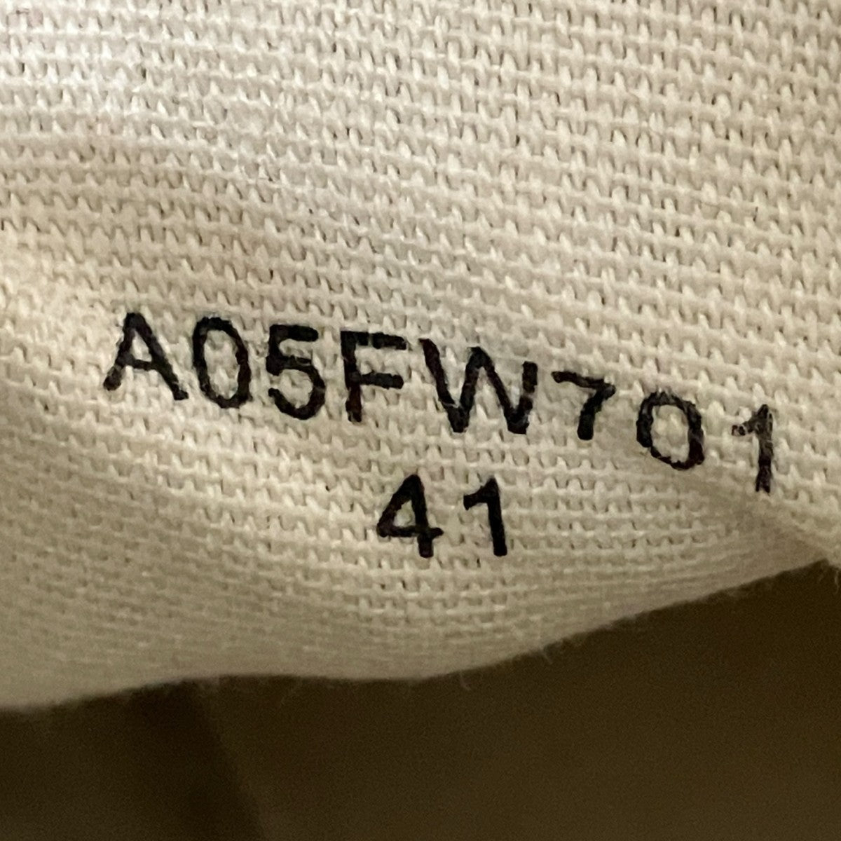 Maison MIHARA YASUHIRO PETERSON HIGH CANVASハイカットスニーカーA05FW701 古着・中古-6枚目のアイテム画像
