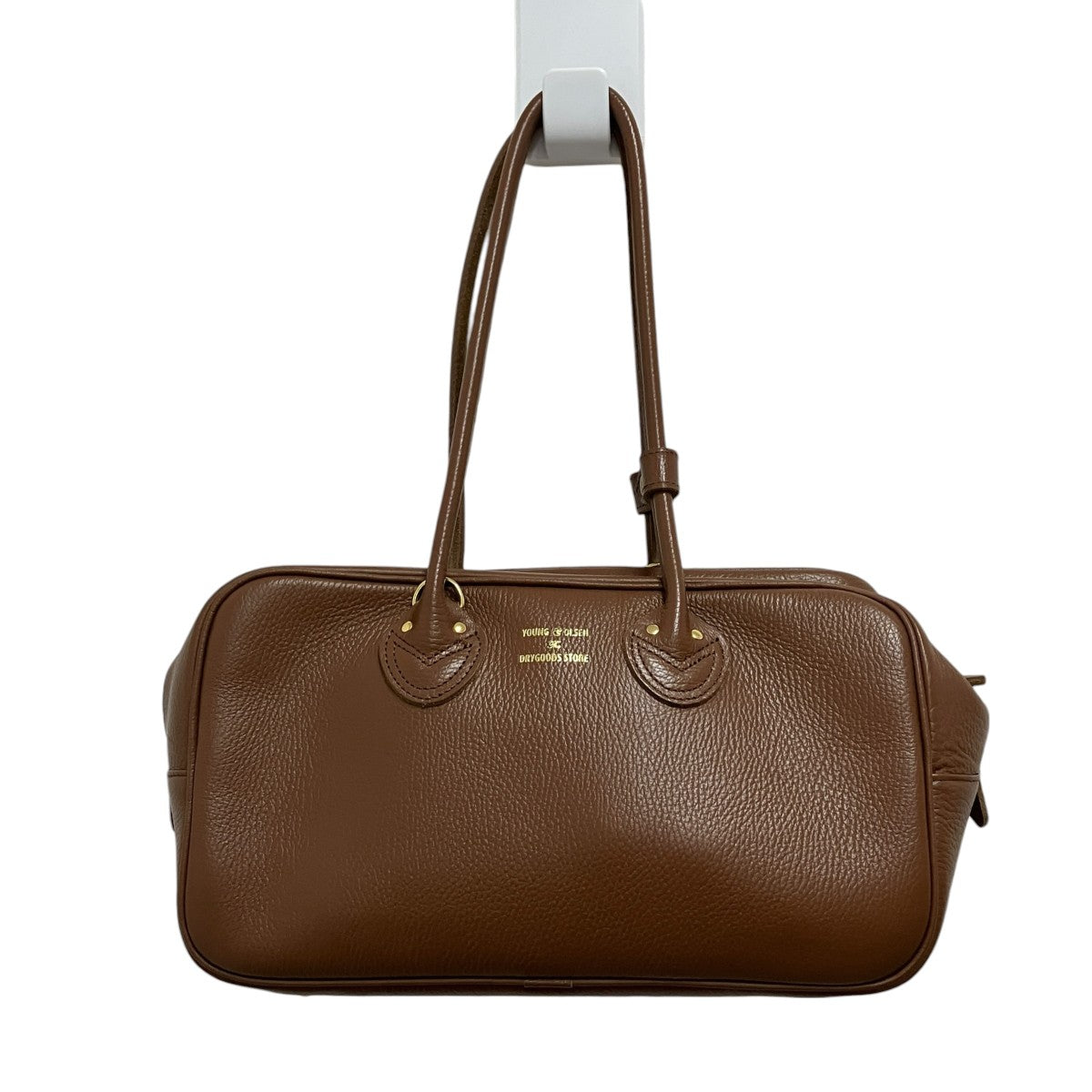 YOUNG ＆ OLSEN The DRYGOODS STORE LEATHER MハンドバッグYO2501-GD028 古着・中古-1枚目のアイテム画像