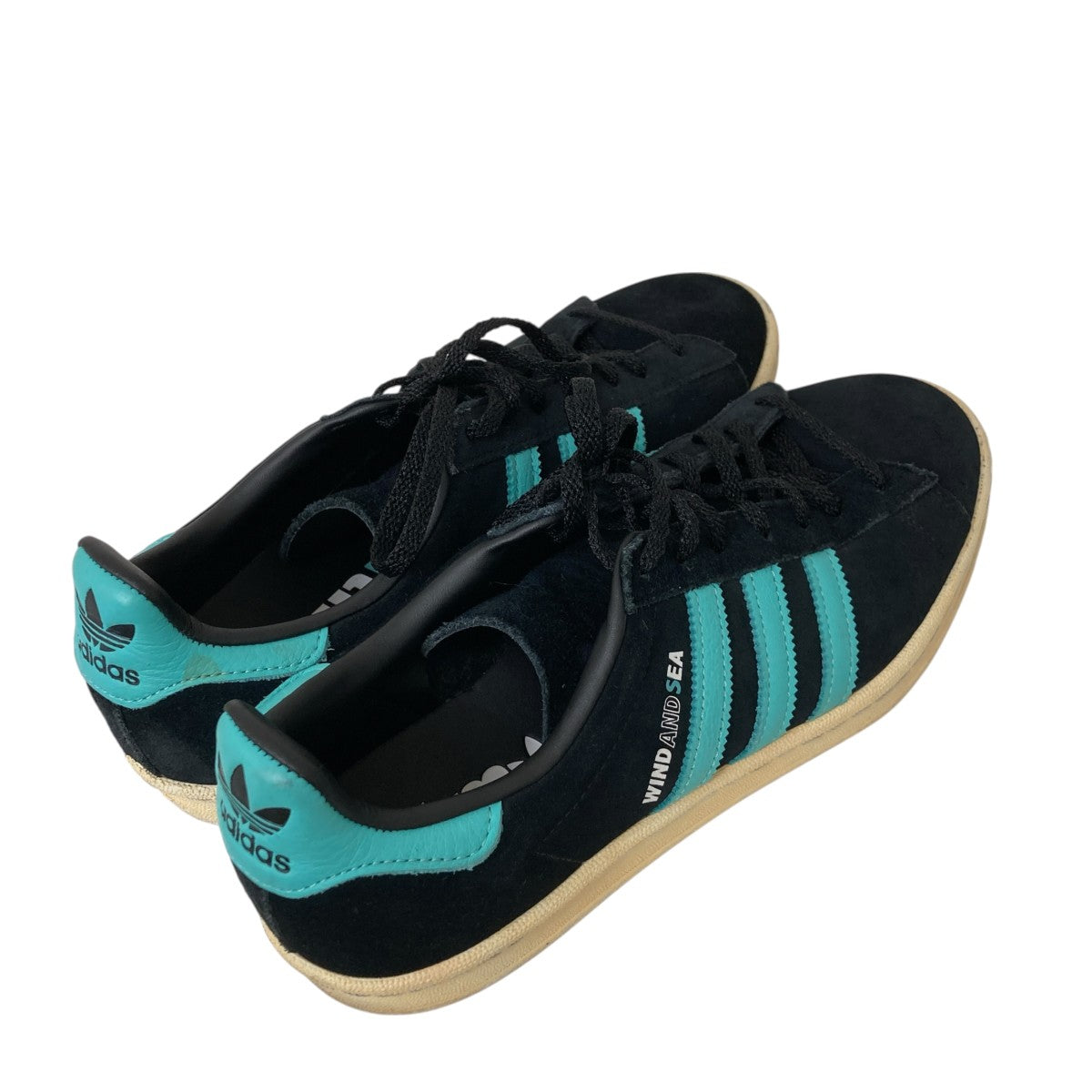 adidas×WIND AND SEA×atmos 22AWCampus 80 BlackローカットスニーカーGX3952 古着・中古-2枚目のアイテム画像