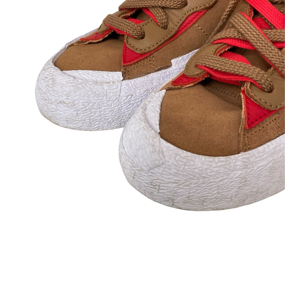 NIKE×sacai BLAZER LOW BRITISH TANローカットスニーカーDD1877-200 古着・中古-4枚目のアイテム画像