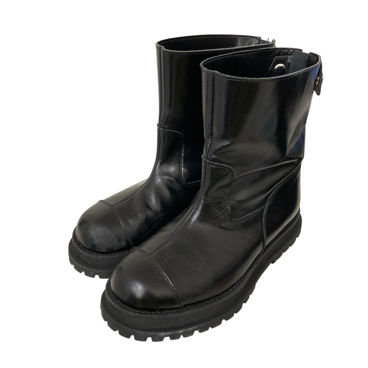TAO COMME des GARCONS ステアガラスハーフブーツ 古着・中古-1枚目のアイテム画像