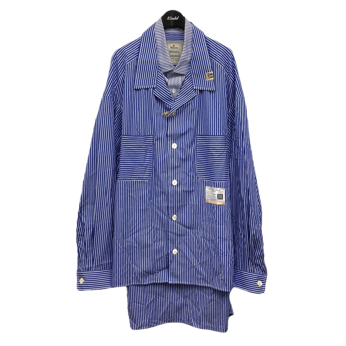 メゾンミハラヤスヒロ レギュラーカラードッキングシャツ 22SS - シャツ