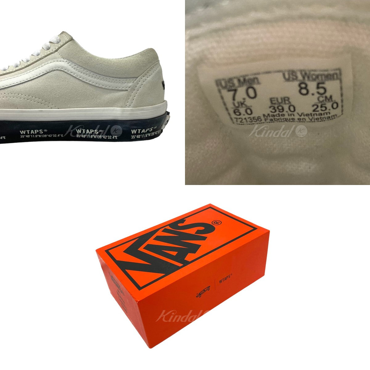 WTAPS × VANS 「VAULT OG OLD SKOOL LX」スニーカー アイボリー サイズ ...