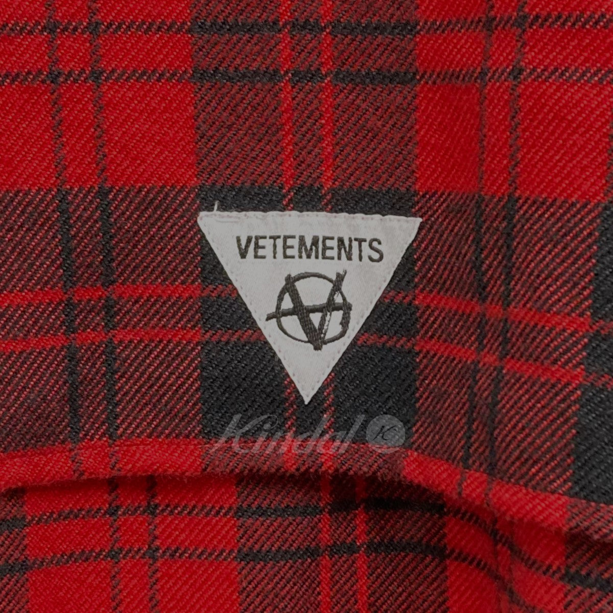 VETEMENTS(ヴェトモン) チェックシャツ