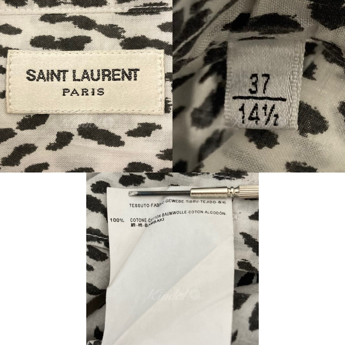SAINT LAURENT PARIS(サンローランパリ) ベイビーキャットシャツ ...