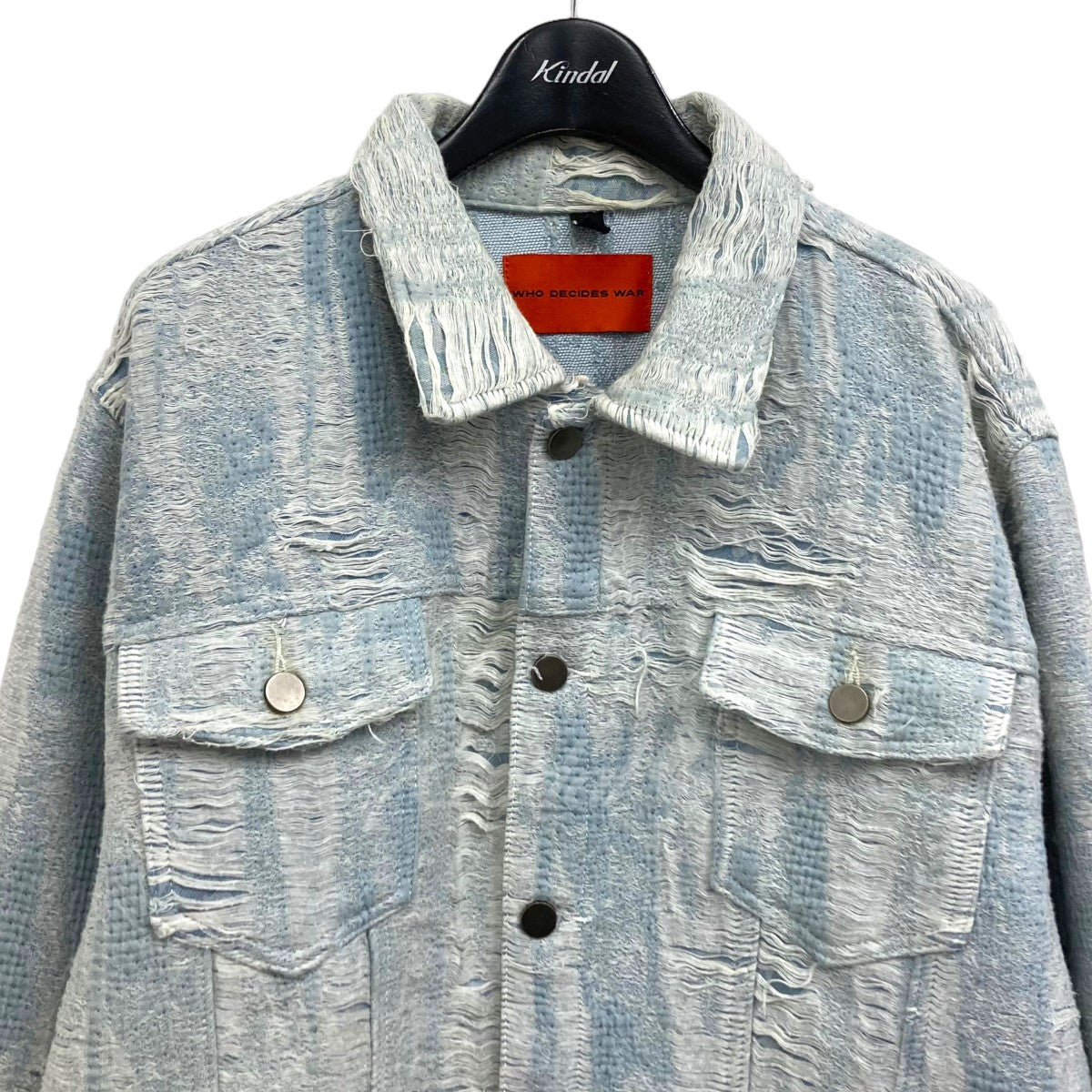 WHO DECIDES WAR(フーディサイズウォー) 「Distressed Denim Jacket」デニムジャケット