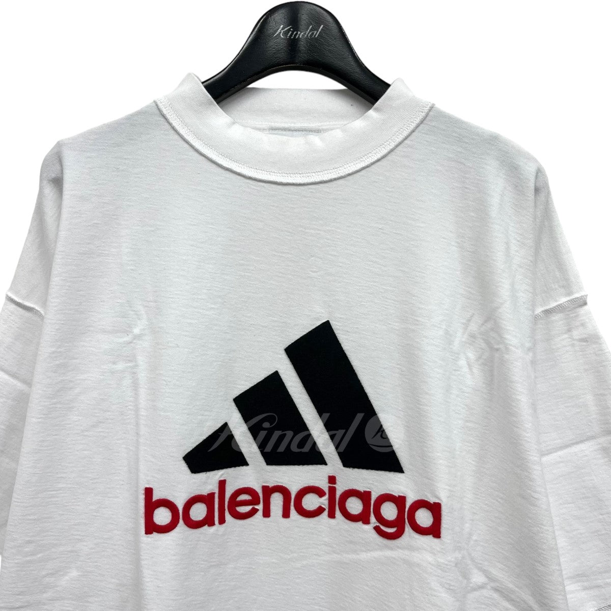 BALENCIAGA × adidas 2023SS ロゴオーバーサイズTシャツ ホワイト 