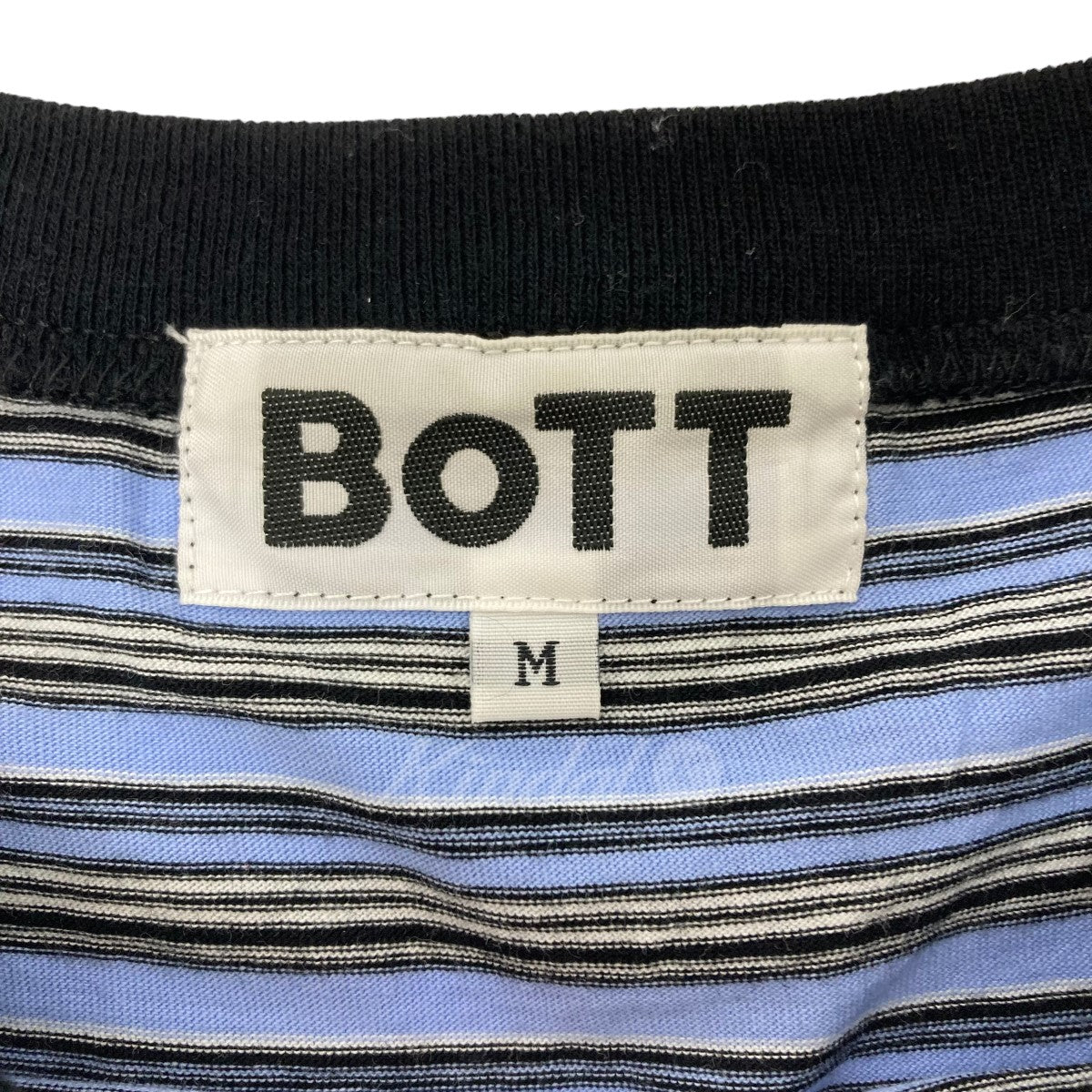 BoTT(ボット) 2022SS「Jacquard Border Tee」ボーダーポケットTシャツ