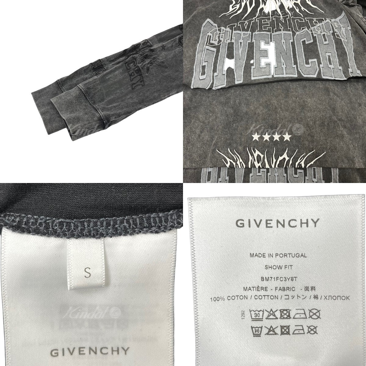 GIVENCHY(ジバンシィ) 2022AW「Overlapped Embroidered Tee」 刺繍レイヤード長袖Tシャツ