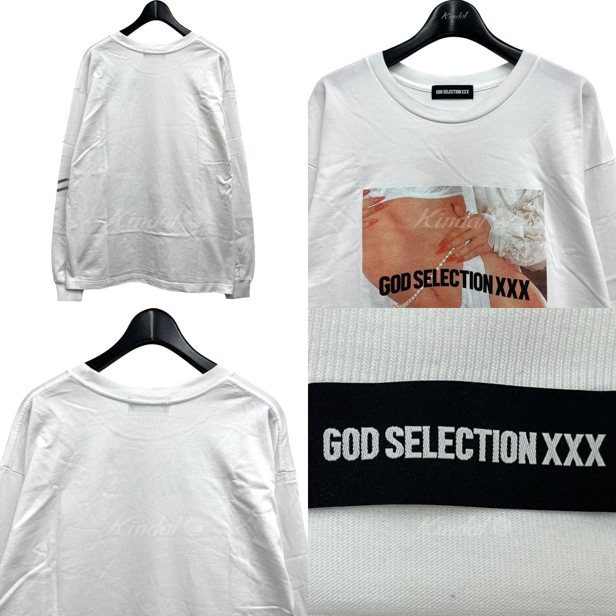 GOD SELECTION XXX(ゴッド セレクション トリプルエックス) 2023AW Tシャツ GX-A23-LT-05 ホワイト サイズ  M｜【公式】カインドオルオンライン ブランド古着・中古通販【kindal】