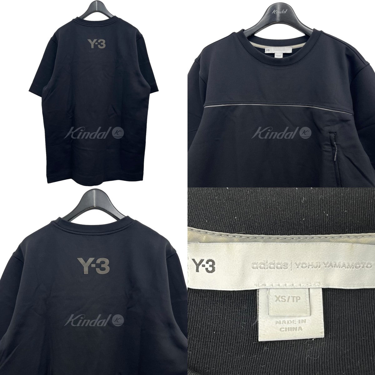 Y-3(ワイスリー) ｢M COVER KNIT SHELL SS TEE｣ ジップポケットTシャツ ...