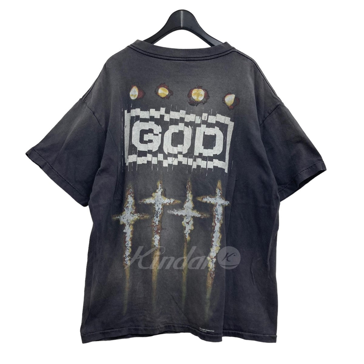 SAINT MICHAEL×FORSOMEONE 2023AW 「SS T-SHIRT／GOD」ヴィンテージ 