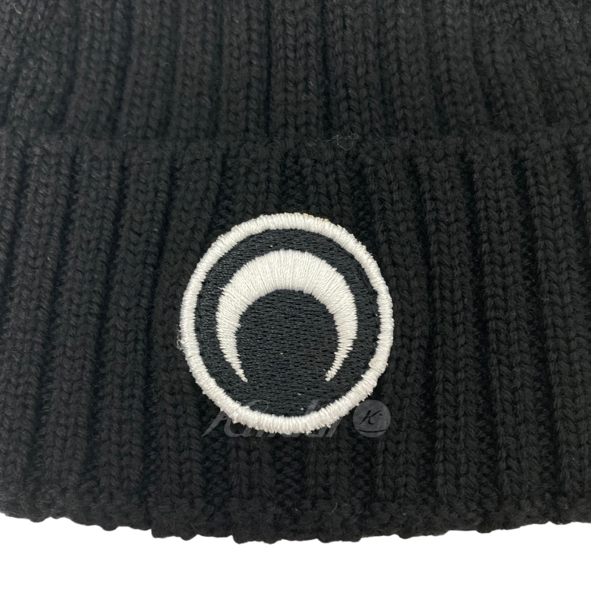 MARINE SERRE(マリーンセル) 2023AW 「MULESING FREE WOOL RIB BEANIE ...