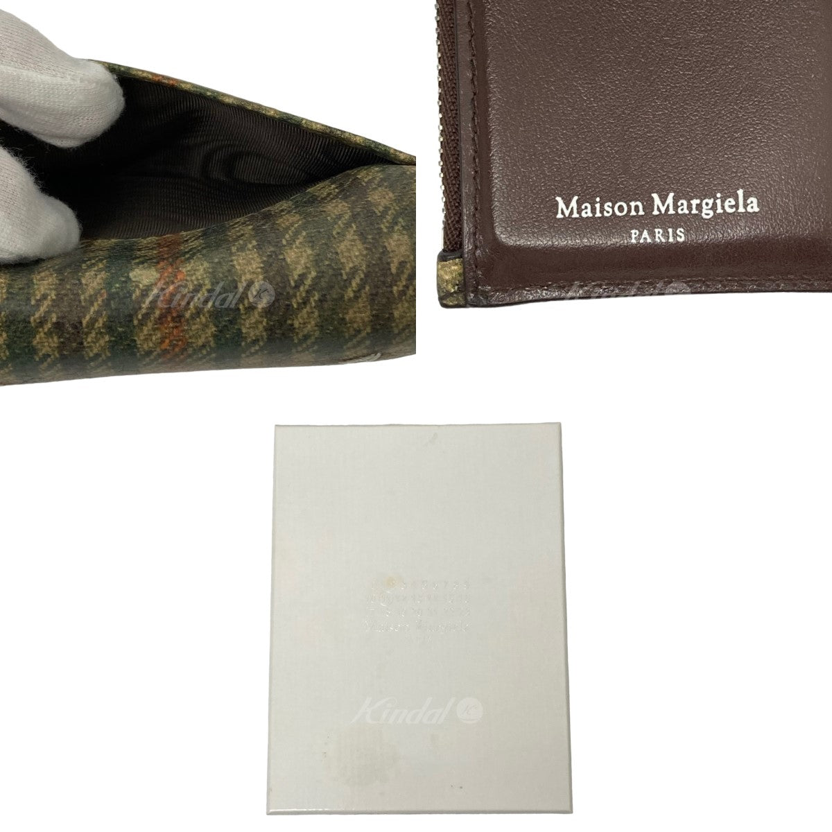 Maison Margiela(メゾン マルジェラ) チェック柄2つ折り財布 SA3UI0020 ...