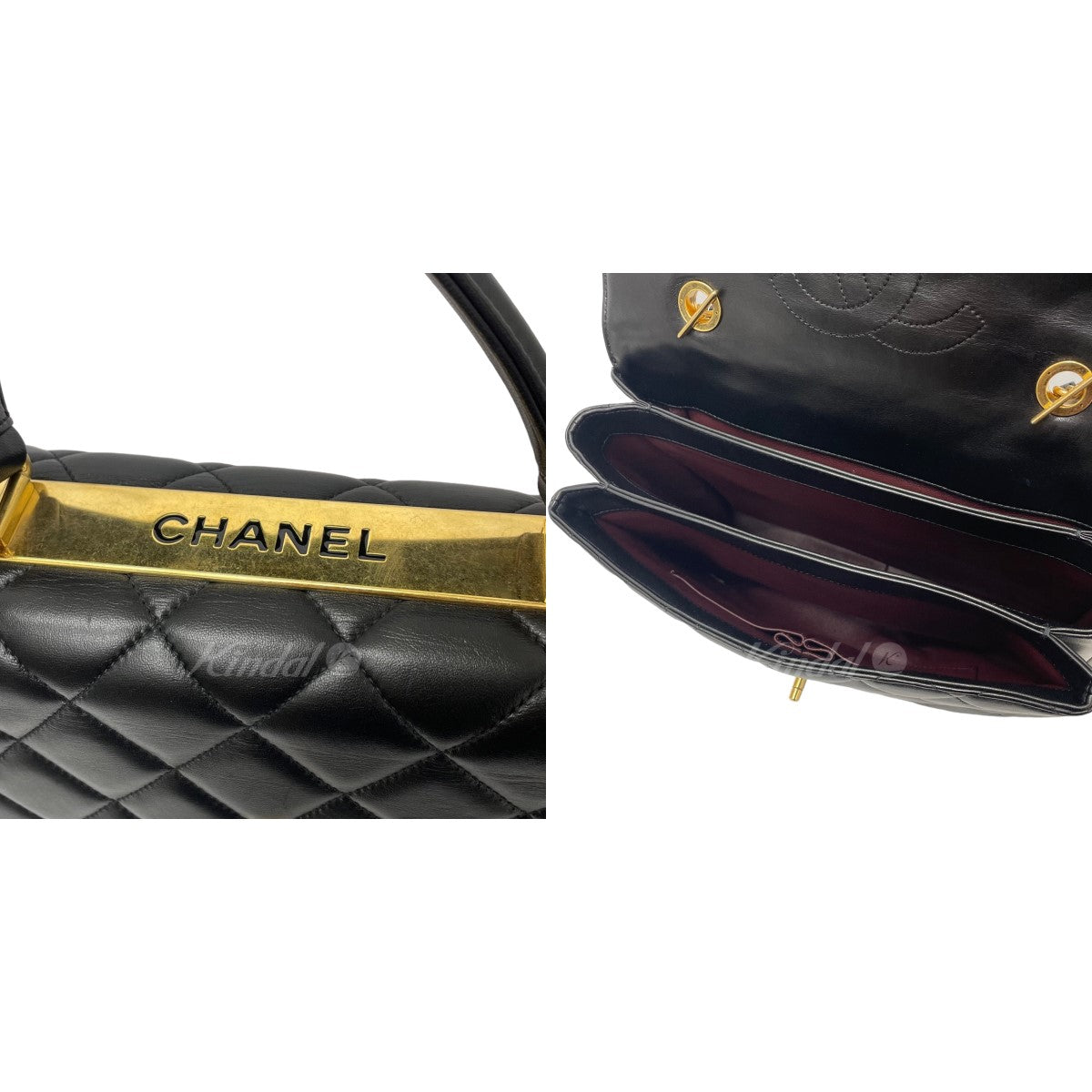 CHANEL ココハンドルレザーマトラッセチェーンバッグ の古着・中古アイテム