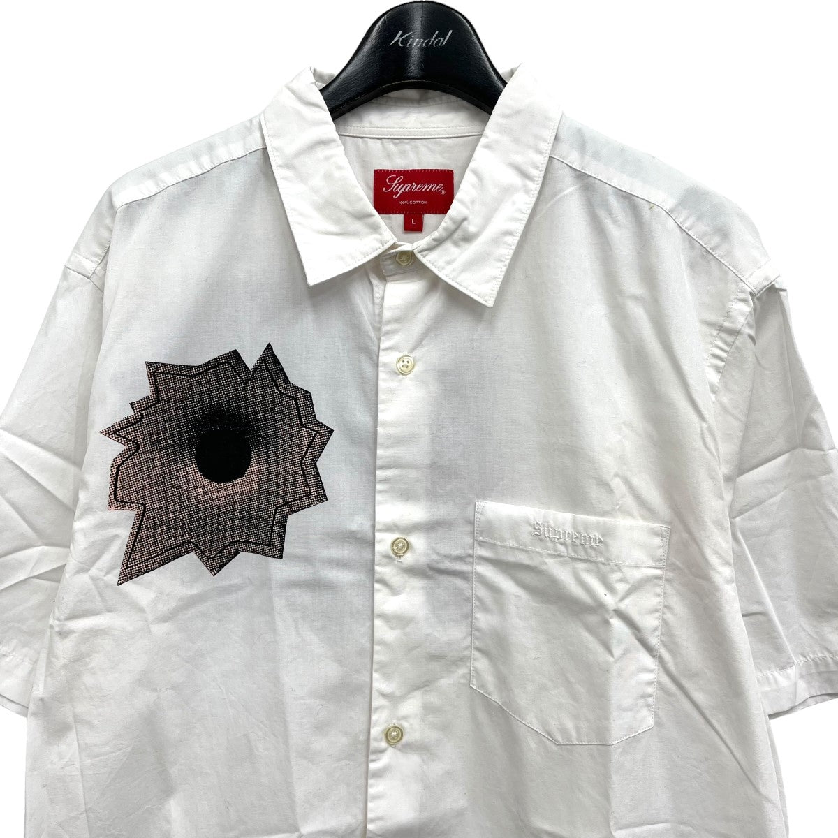 Supreme Nate Lowman S/S Shirt White身幅54cm
