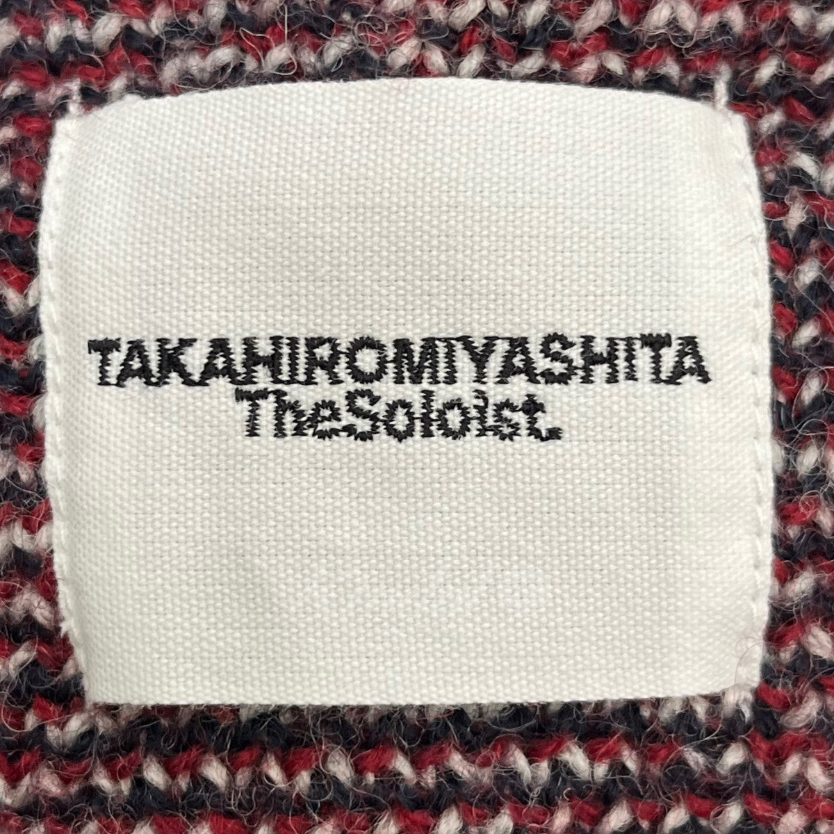 TAKAHIROMIYASHITA TheSoloIst．(タカヒロミヤシタザソロイスト) ｢boat neck nordic cape．｣  ボートネックアーガイルケープ sk．0001cAW21 ネイビー サイズ ONE｜【公式】カインドオルオンライン ブランド古着・中古通販【kindal】