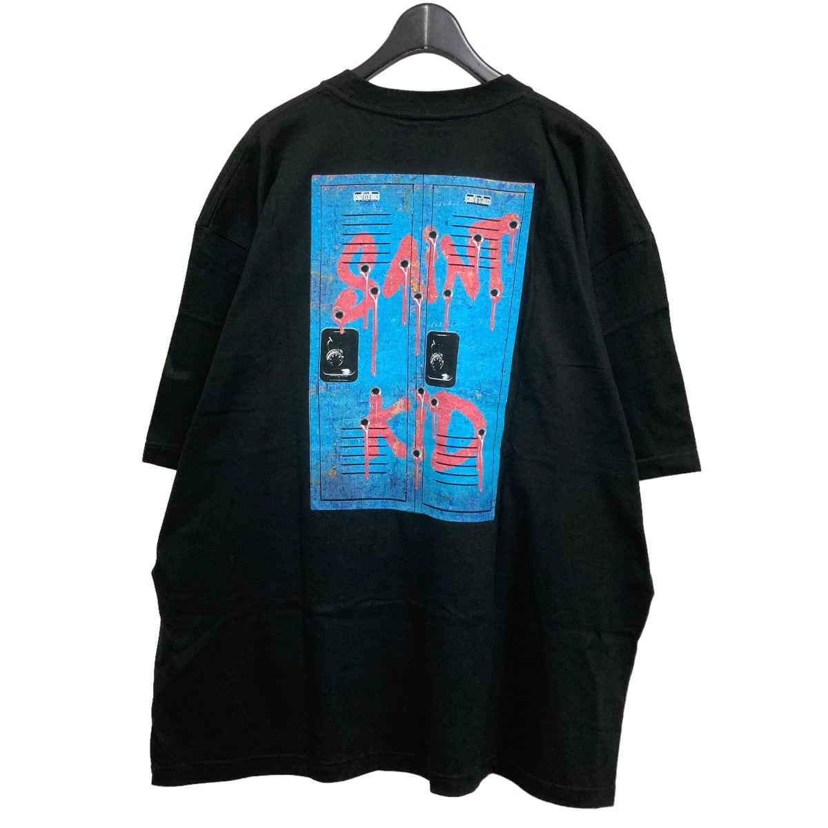 SAINT MICHAEL×The Kid LAROI(セントマイケル×ザキッドラロイ) 2023AW The Kid LAROI SS TEE  スコーププリントTシャツ