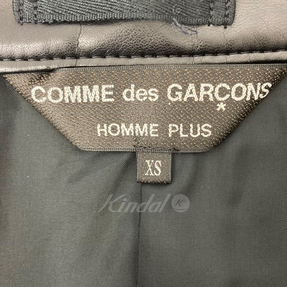 COMME des GARCONS HOMME PLUS(コムデギャルソンオムプリュス) 2022SS フェイクレザーロングガウンコート