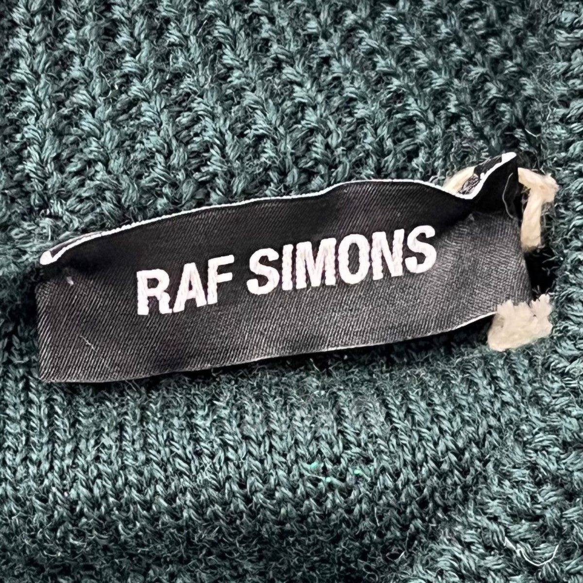 RAF SIMONS(ラフシモンズ) ワンアームセットボーダーニット 191-834-50005-00026 グリーン サイズ  XS｜【公式】カインドオルオンライン ブランド古着・中古通販【kindal】