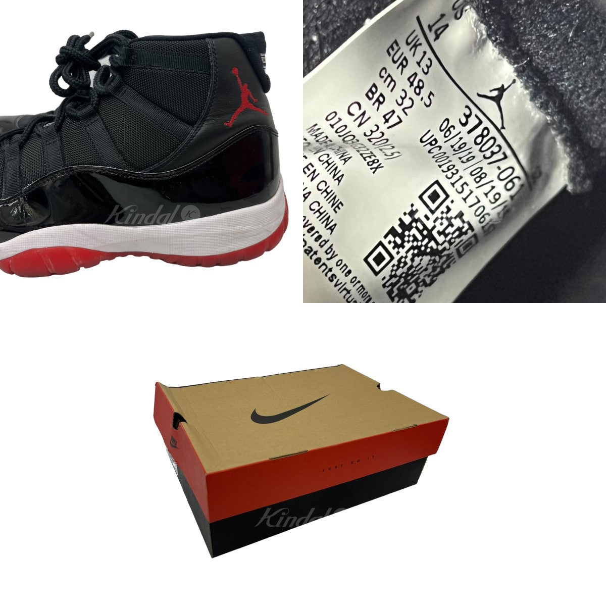 NIKE(ナイキ) 「Nike Air Jordan 11 Retro Bred」 ハイカット ...