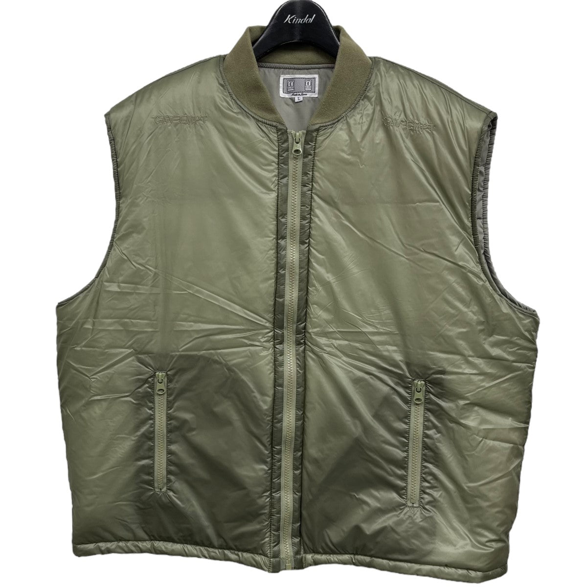 C．E(シーイー) 2023AW ｢Warm Puff Vest｣ウォームパフベスト CES24JK24 オリーブ サイズ  L｜【公式】カインドオルオンライン ブランド古着・中古通販【kindal】