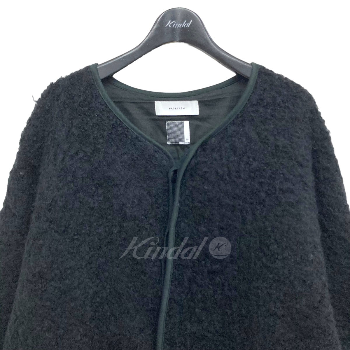 FACETASM(ファセッタズム) ｢MOHAIR KNIT CARDIGAN｣モヘア混カーディガン PIPPA-KN-U03 ブラック サイズ  14｜【公式】カインドオルオンライン ブランド古着・中古通販【kindal】