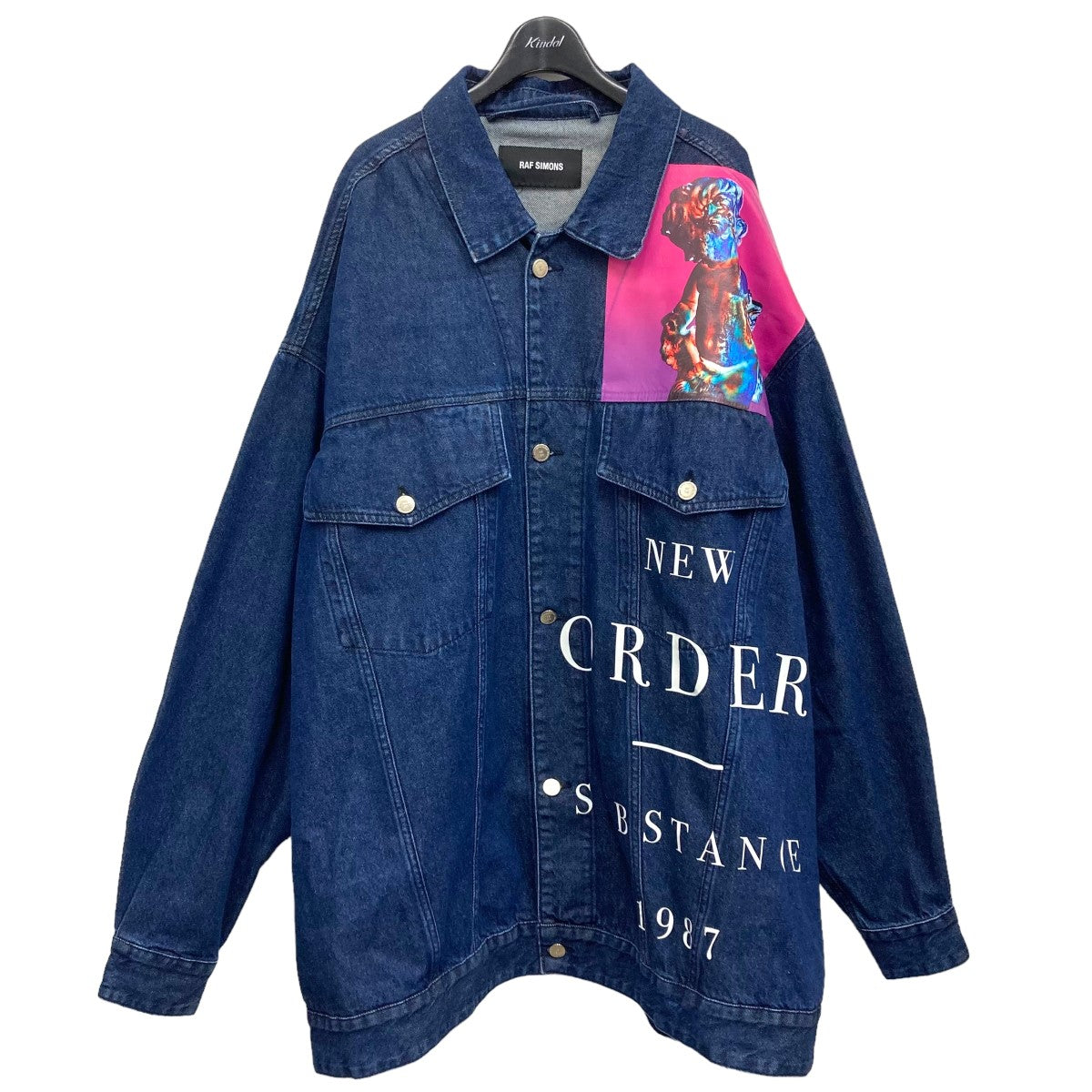 「over size denim jacket」デニムジャケット