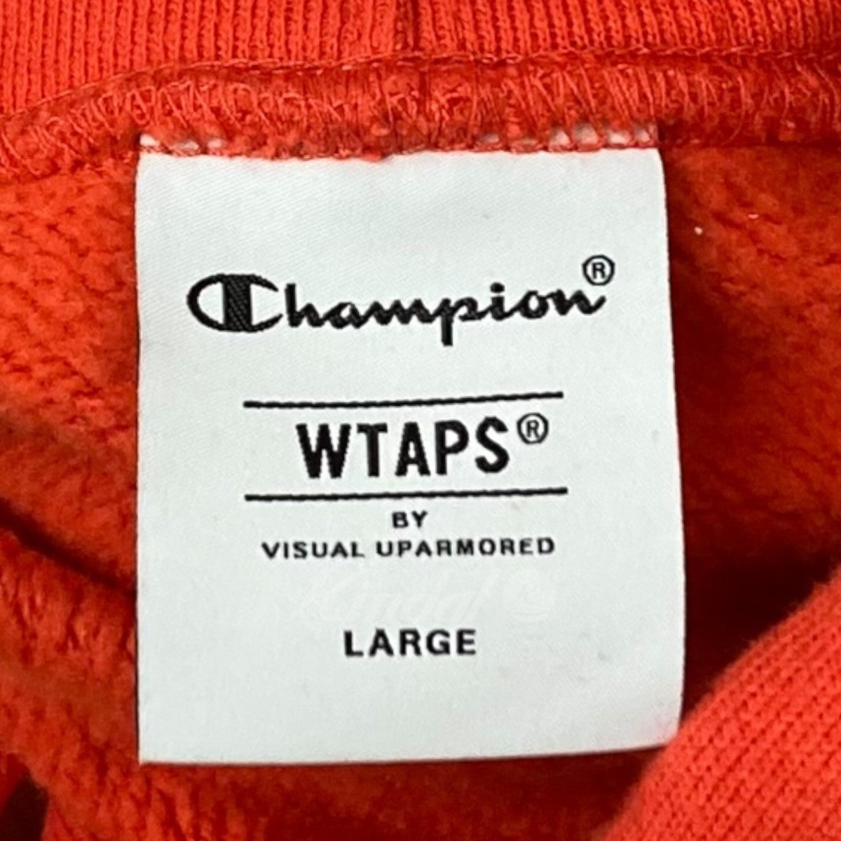 WTAPS × Champion プルオーバーパーカー C8-Z110 オレンジ サイズ 13 ...