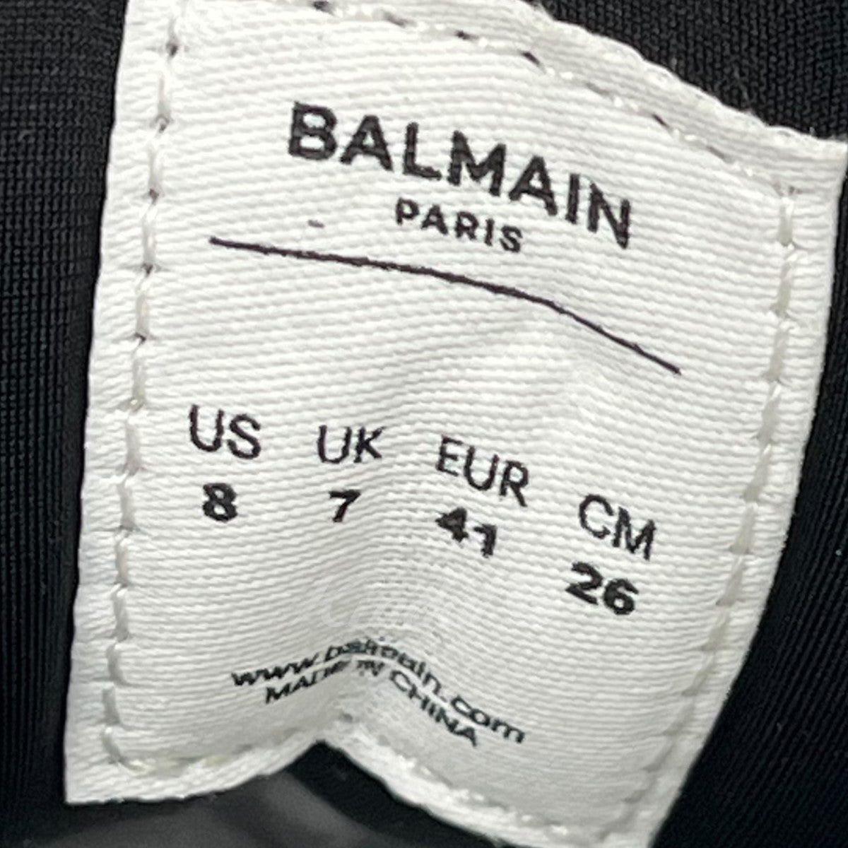 BALMAIN(バルマン) 2024SS B-Boldスニーカー BM1VJ307 ブラック サイズ 17｜【公式】カインドオルオンライン  ブランド古着・中古通販【kindal】