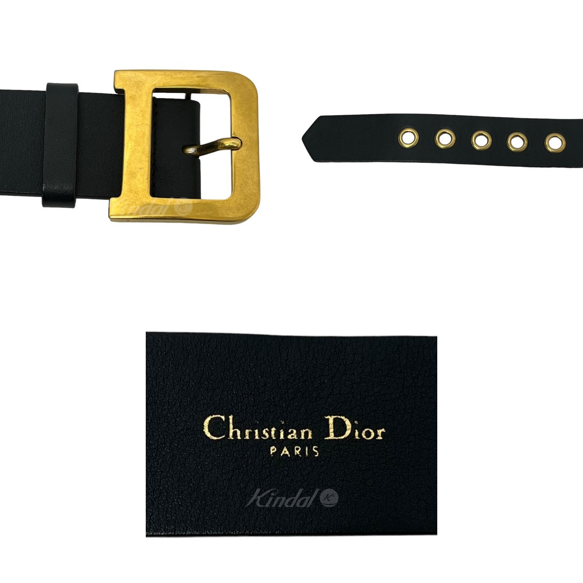 Christian Dior×ChristianDior(クリスチャンディオール×クリスチャンディオール) レザーベルト