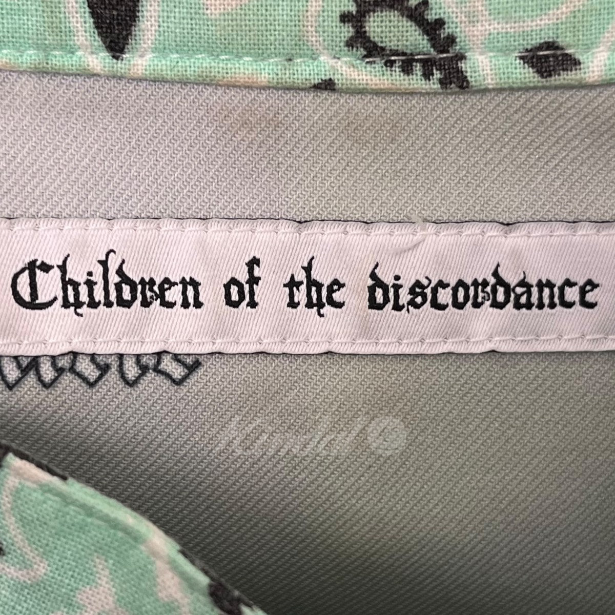 Children of the discordance(チルドレンオブザディスコーダンス) バンダナシャツ