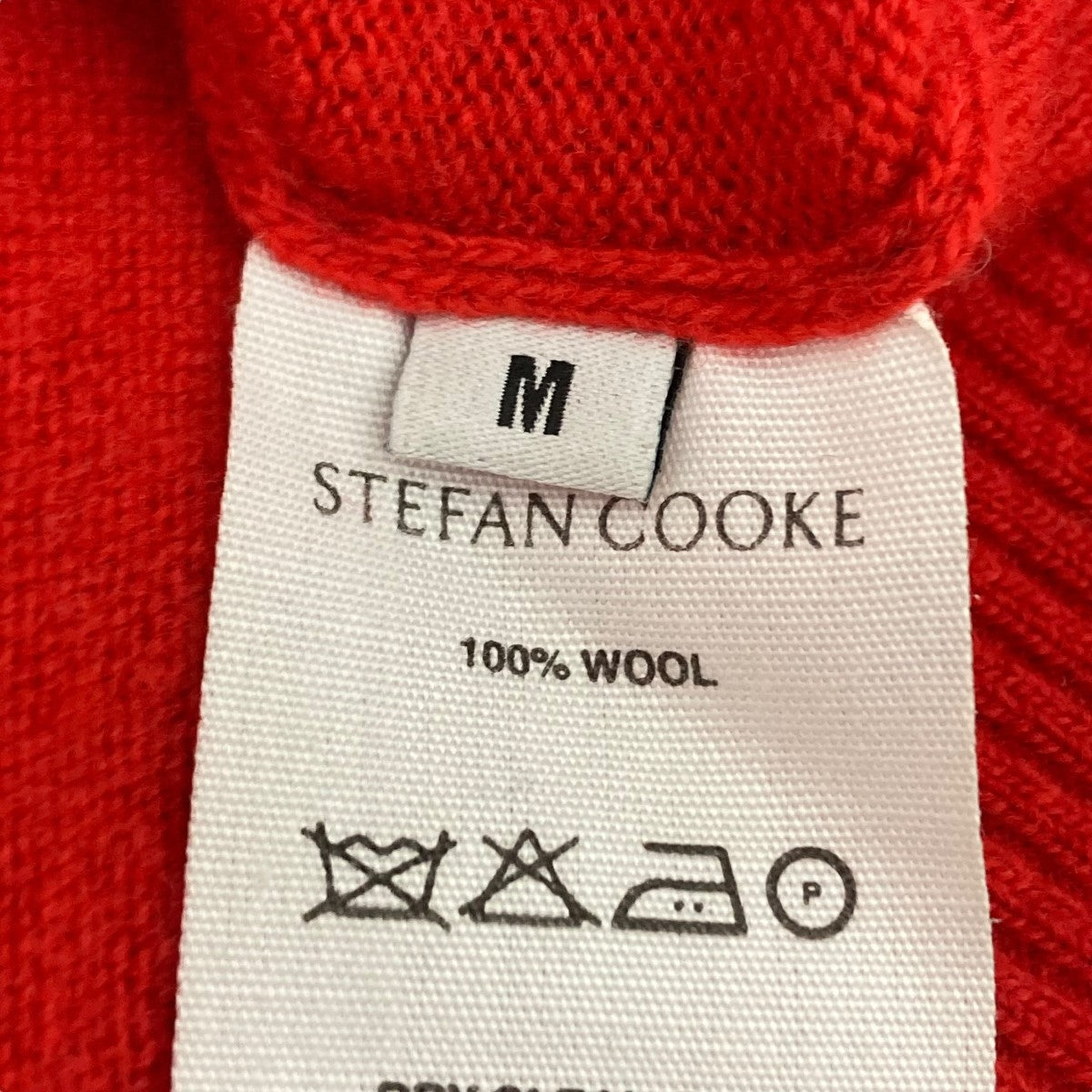 STEFAN COOKE(ステファンクック) SLASHED KNITスラッシュニット レッド サイズ M｜【公式】カインドオルオンライン  ブランド古着・中古通販【kindal】