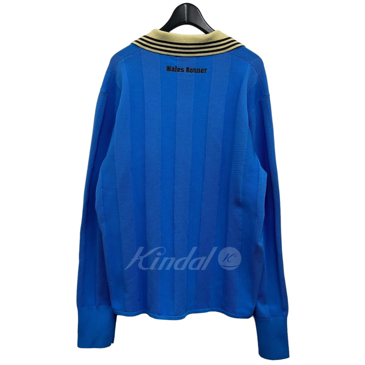 adidas × WALES BONNER ニットフットボールシャツ IN5954 ブルー ...