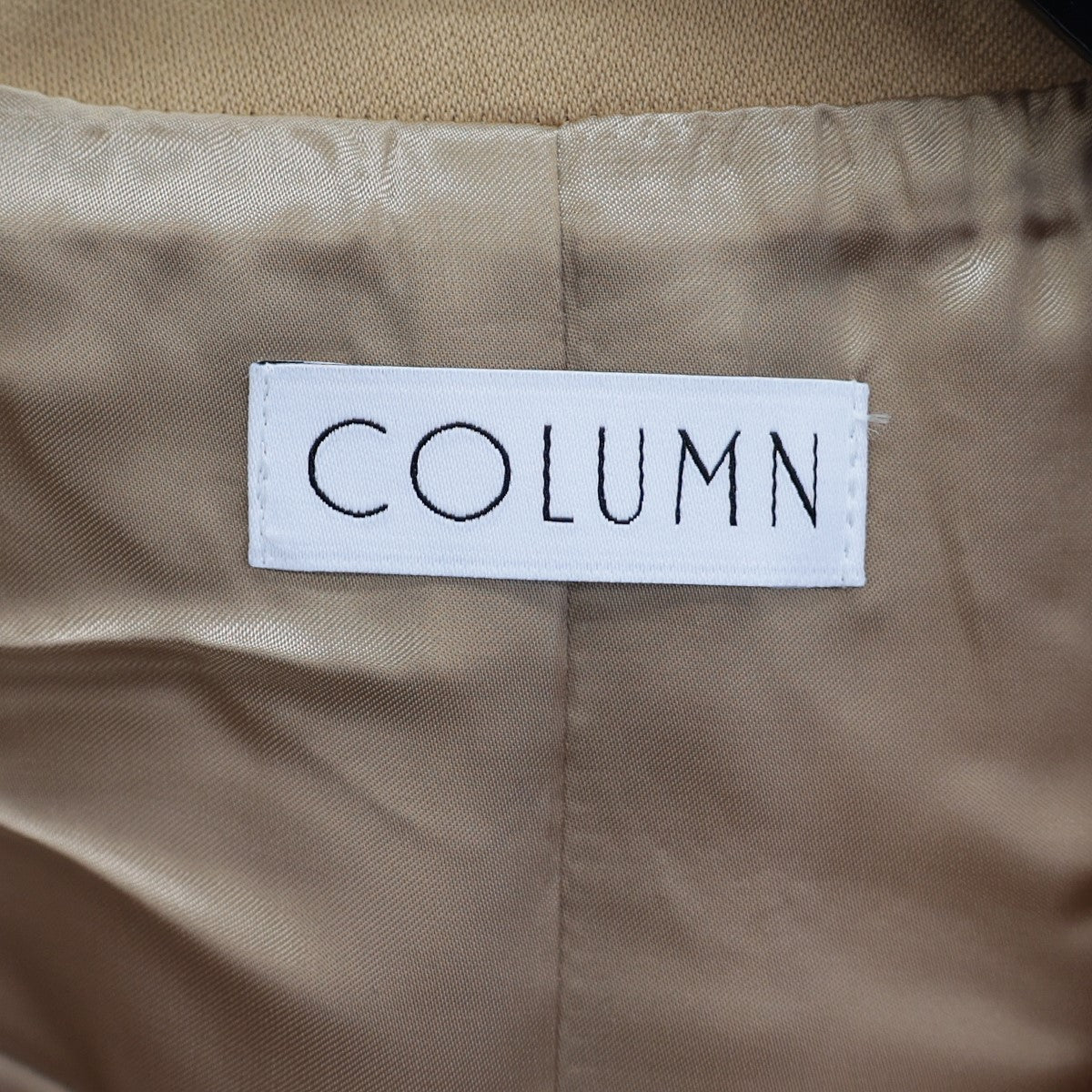 COLUMN(コラム) ポリエステルウールトッパーコート1Bワイド