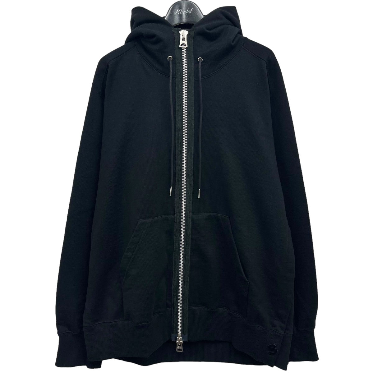 sacai(サカイ) 2024SS｢s Sweat Jersey Hoodie｣パーカー SCM-069 ブラック サイズ  2｜【公式】カインドオルオンライン ブランド古着・中古通販【kindal】