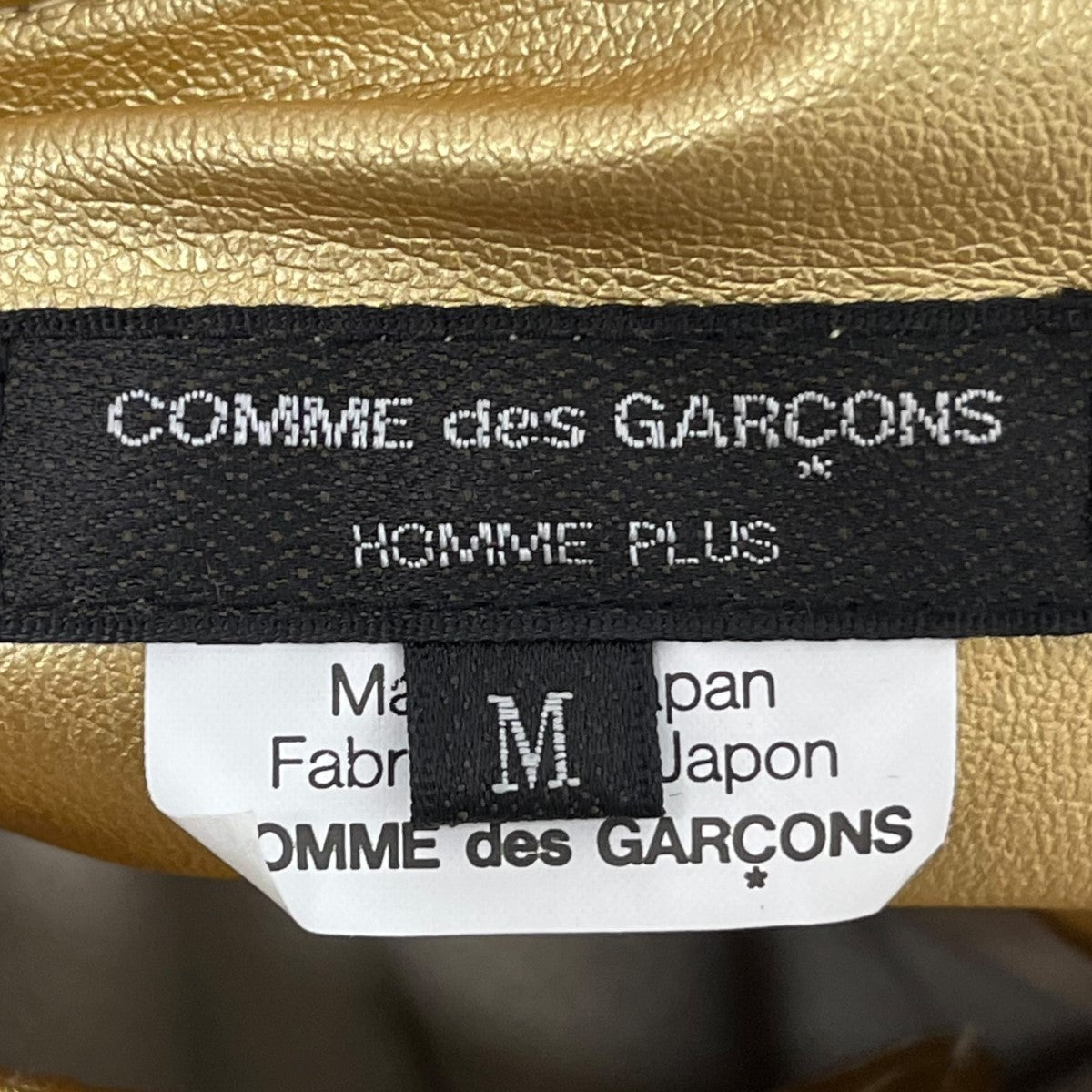 COMME des GARCONS HOMME PLUS(コムデギャルソンオムプリュス) フェイクレザーシャツ