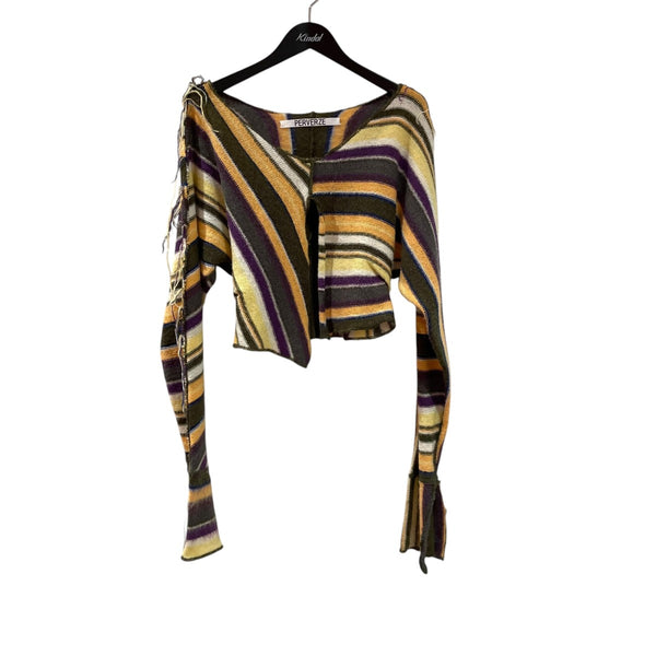 PERVERZE(パーバーズ) マルチボーダーニット 0121030504 イエロー