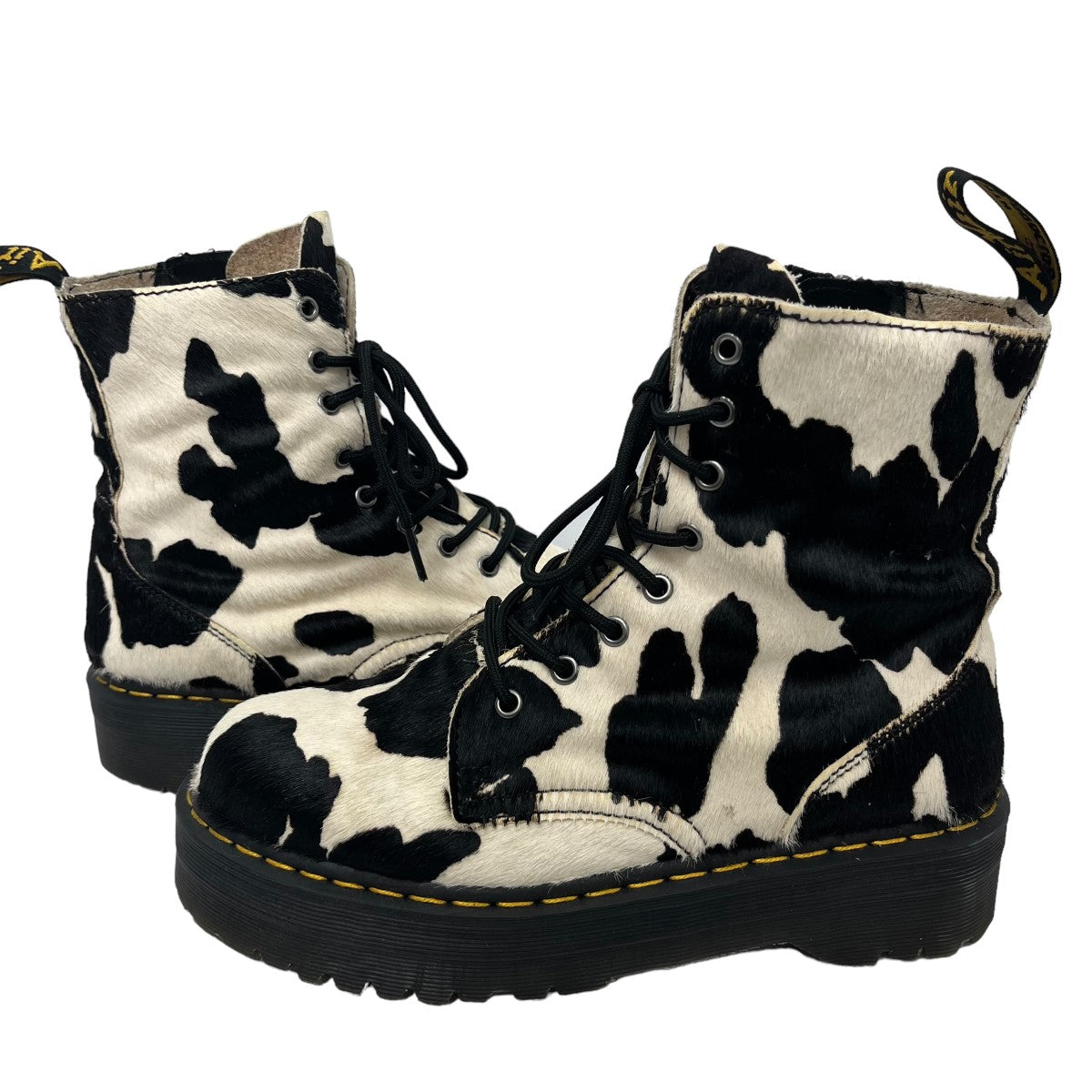 Dr．Martens(ドクターマーチン) JADON COW PRINT 8ホールブーツ ...