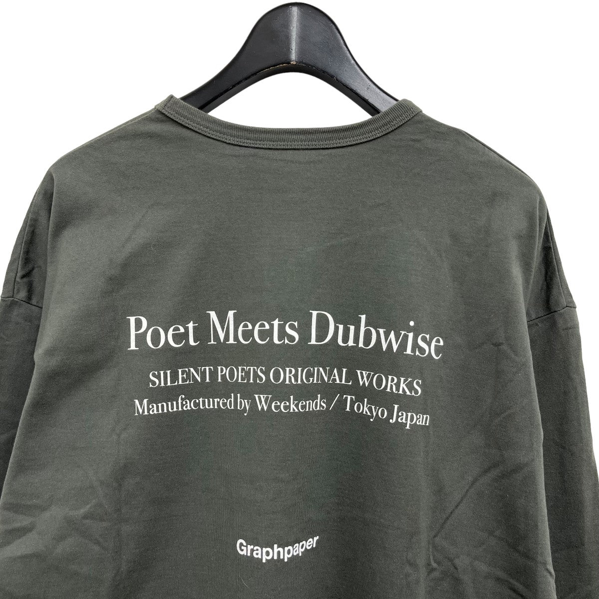 Graphpaper(グラフペーパー) Poet Meets Dubwise for GP Jersey L S Tee SUNロングスリーブTシャツ