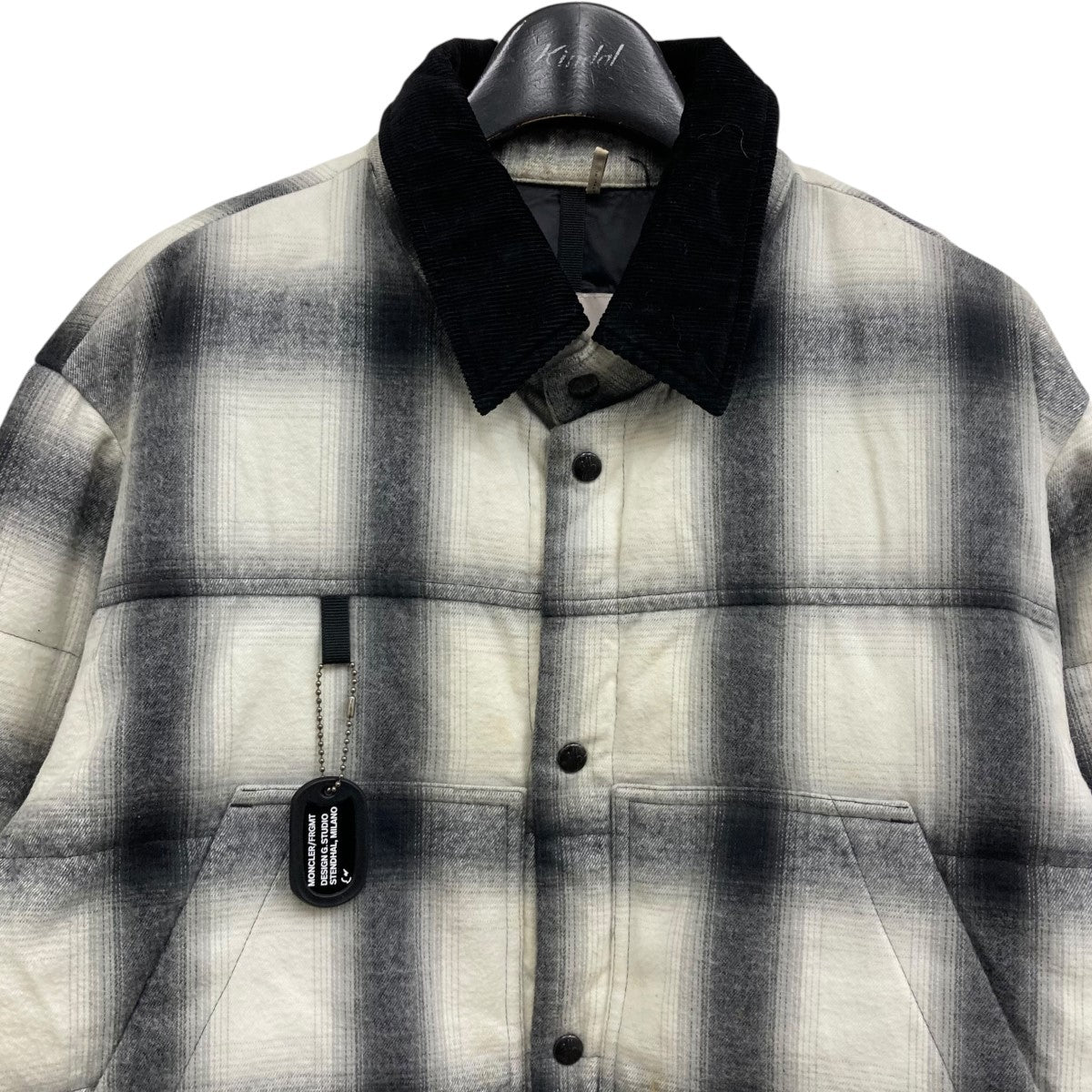 未使用級】21年新作MONCLERモンクレールEBIZOナイロンブルゾン