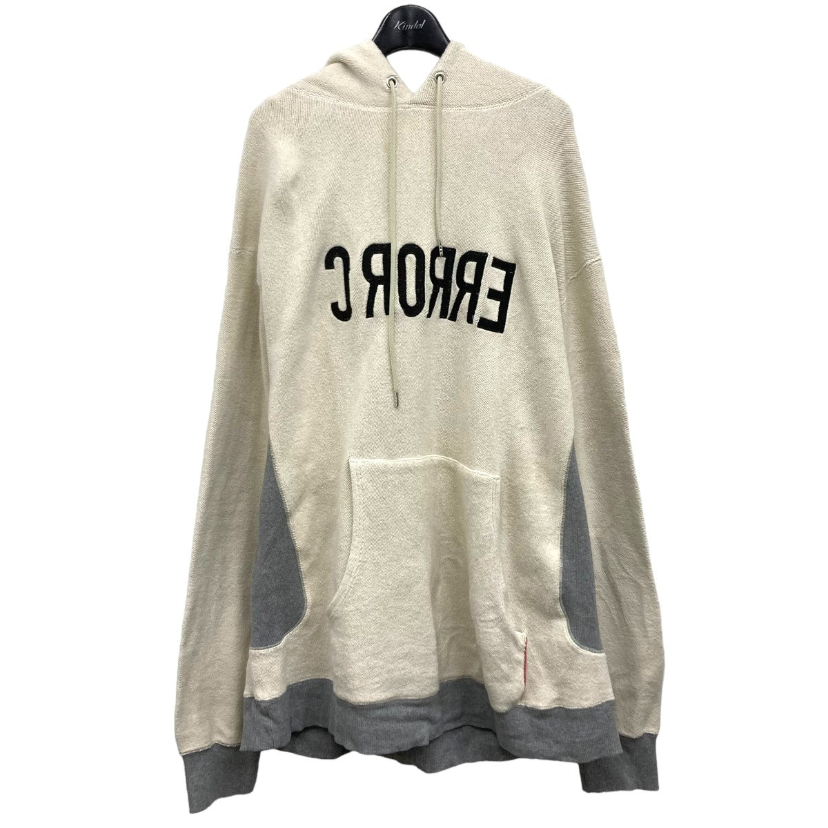 NEON SIGN(ネオンサイン) Error Hoodie エラーフーディー N1738 ホワイト×グレー サイズ  48｜【公式】カインドオルオンライン ブランド古着・中古通販【kindal】