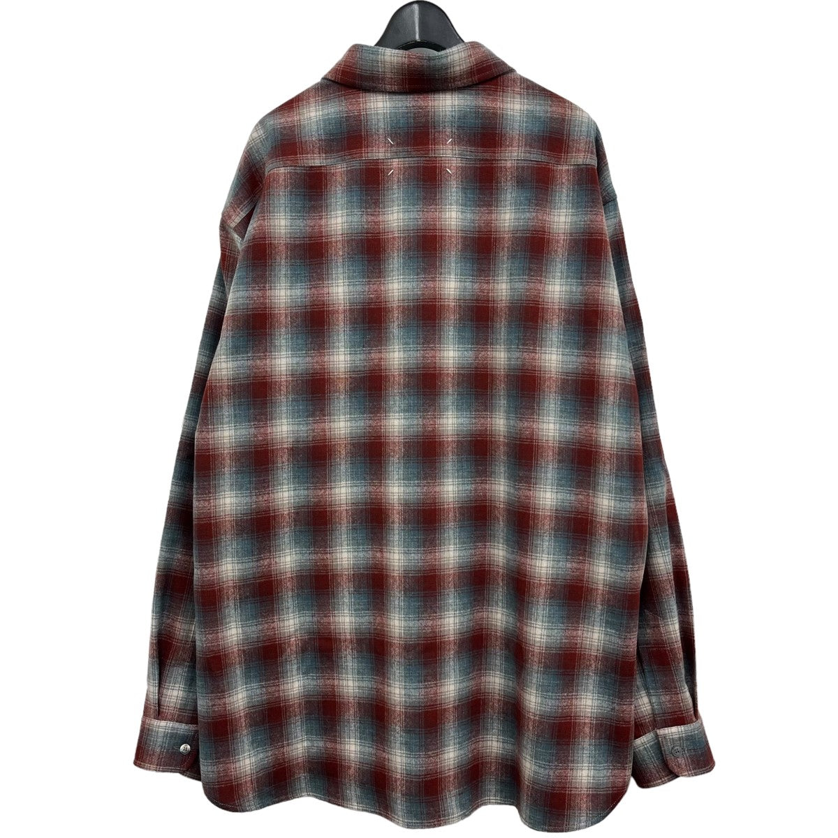 Maison Margiela×PENDLETON 2023AW ウールチェックシャツ の古着・中古アイテム