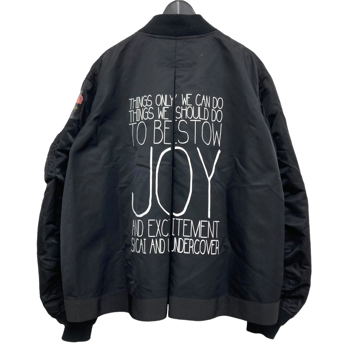 sacai×UNDERCOVER CUSTOMIZED MA-1 BLOUSON ジャケット 20-05385 ブラック サイズ  15｜【公式】カインドオルオンライン ブランド古着・中古通販【kindal】