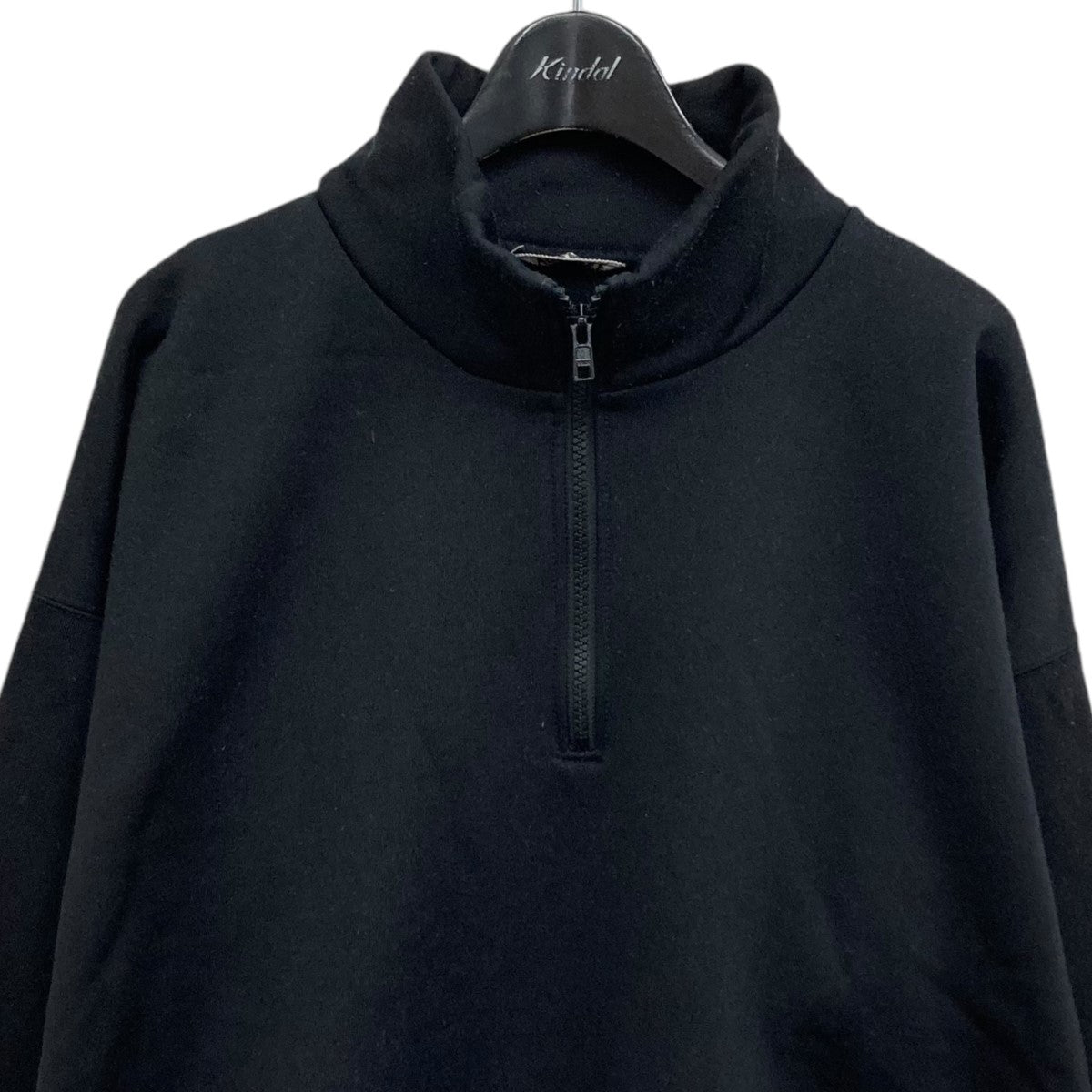 AURALEE(オーラリー) BAGGY POLYESTER SWEAT HALF ZIP P O ハーフジッププルオーバー