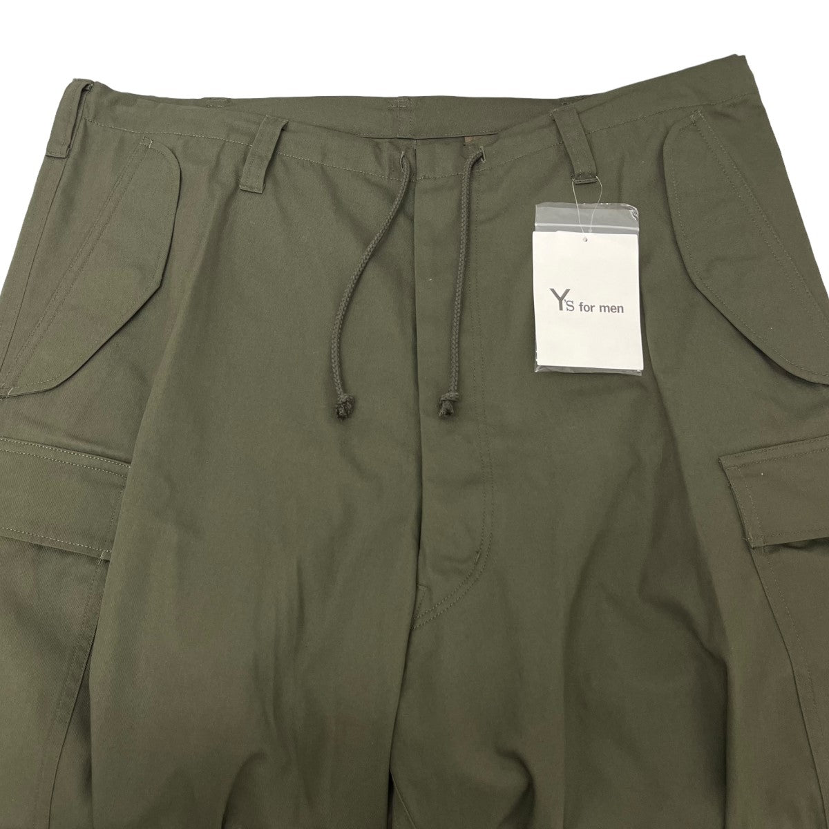 Y'S for men(ワイズフォーメン) 2024SS POLYESTER COTTON TWILL CARGO PANTS カーゴパンツ MJ- P18-903 オリーブ サイズ 17｜【公式】カインドオルオンライン ブランド古着・中古通販【kindal】